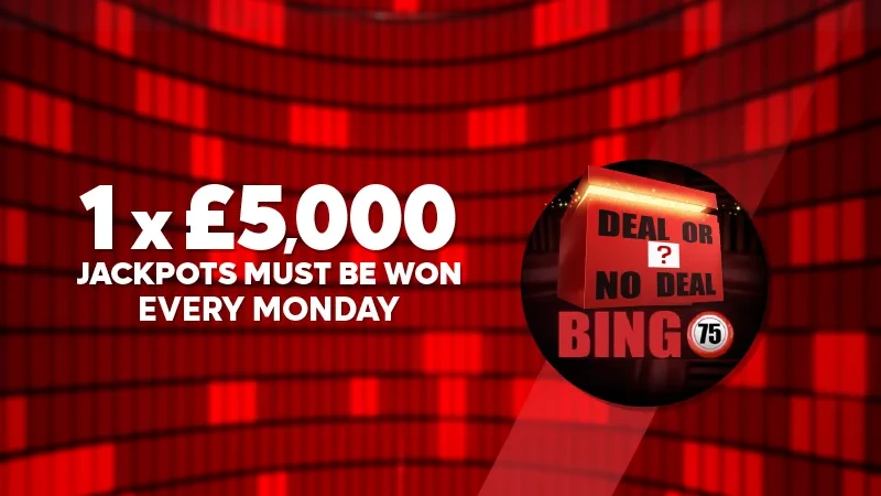 £5,000 must win jackpots at Buzz Bingo